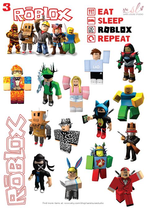 Roblox Stickers Printable