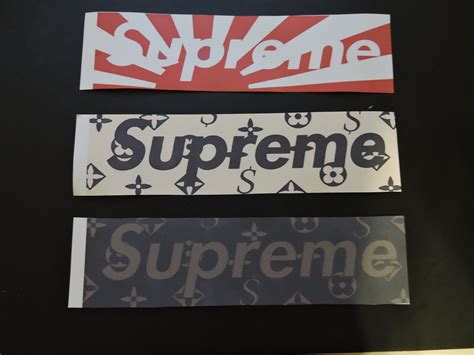 Uploaded the tracks through the website and sent my own get news straight off the press. Guide How To Make Supreme Box Logo Stickers In Any Colorway... : FashionReps