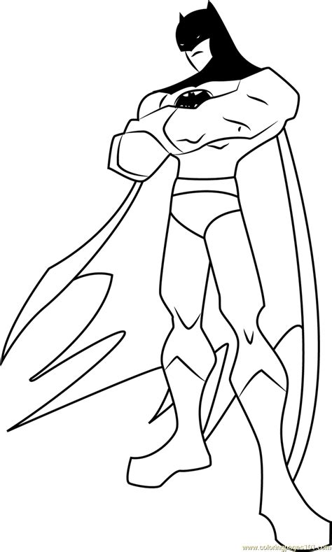 The Batman Coloring Page The Batman Drawingcoloring C