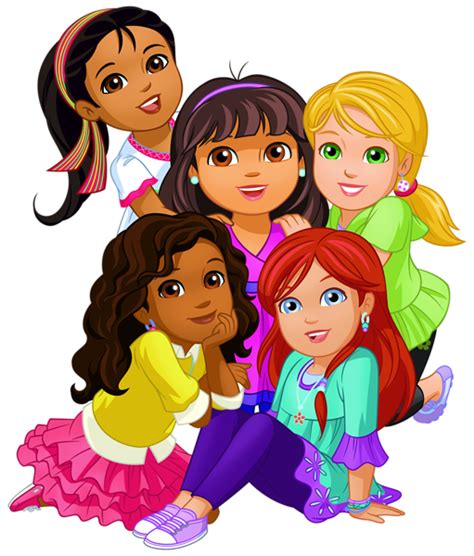 Dora and Friends PNG Clip Art Image | Dora and friends, Friend cartoon, Friends image