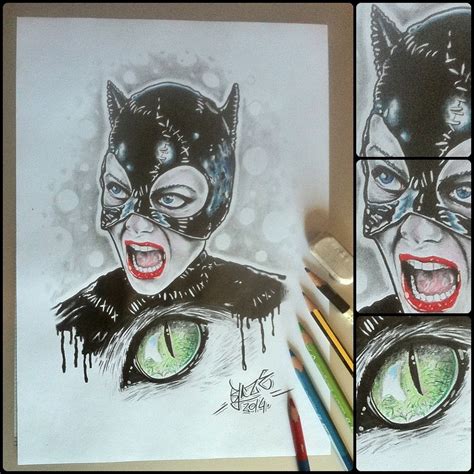 Catwoman Drawing By Blaze Catwoman Drawing Drawings Art