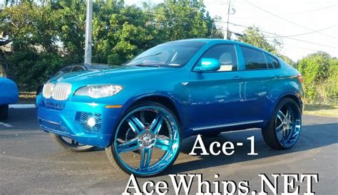 Ace 1 Twins Candy Teal Bmw X6 On 30 Asantis