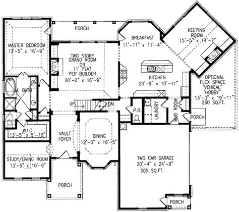 These plans are usually smaller than the average home, but the designs maximize both efficiency and luxury. Home Plan with Angled Keeping Room - 15783GE ...