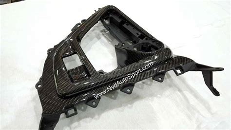 Pioneer, icon and classic of the future. BMW i8 Carbon fiber SHIFTER MIDDLE CENTER CONSOLE BEZEL TRIM from NVD Autosport