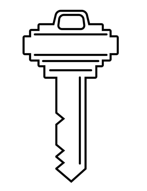 House Key Coloring Page Free Printable Coloring Pages For Kids