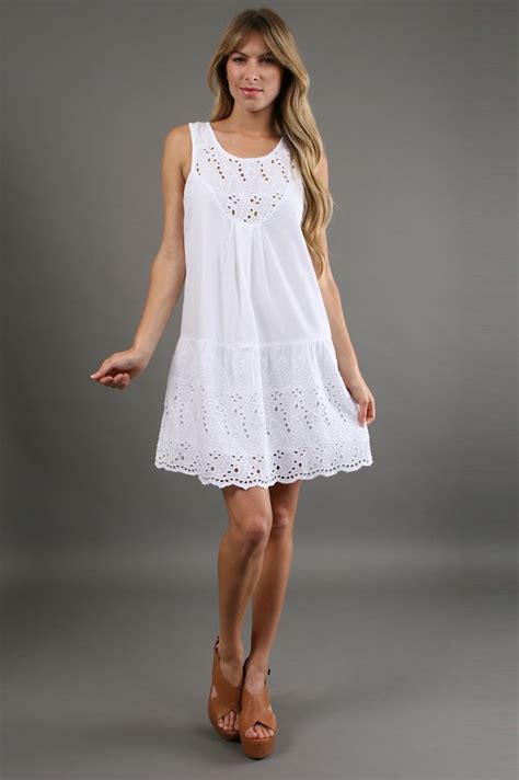 White Eyelet Dresses Celebrity Pictures And Shopping