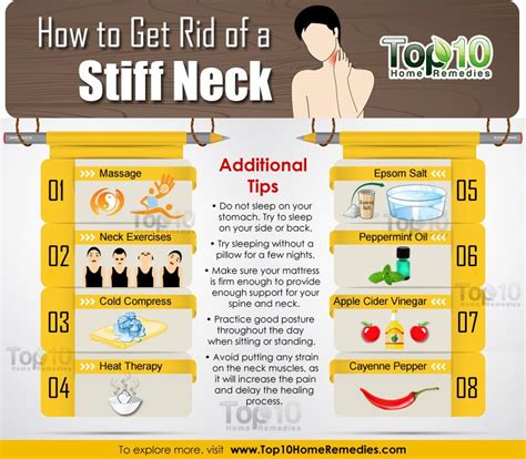How To Get Rid Of A Stiff Neck Top 10 Home Remedies