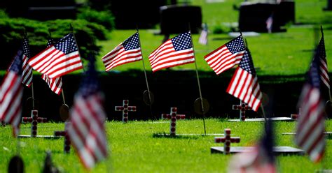 Memorial Day ceremony at Evergreen Cemetery to honor fallen veterans