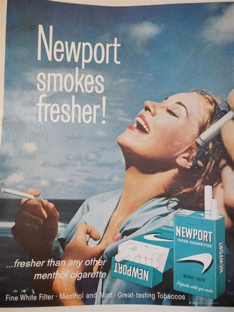 Old Newport Ad From My Grandma S 1963 Issue Of Look Magazine R Cigarettes