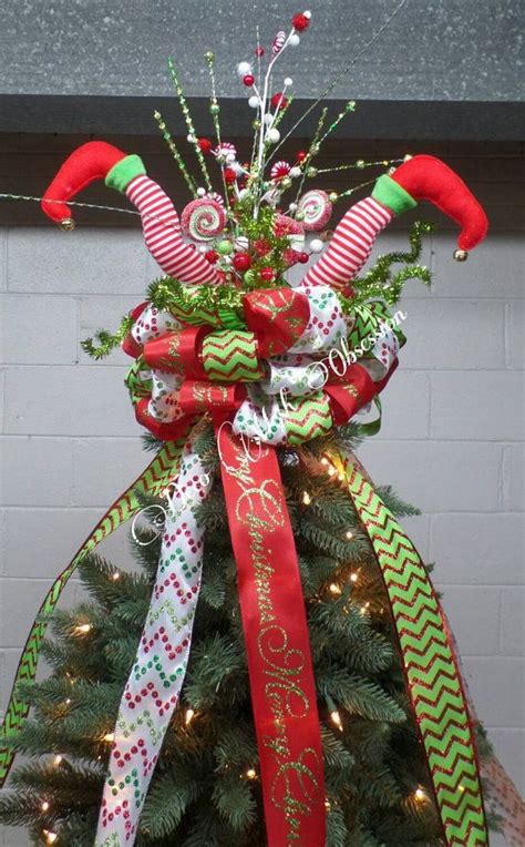 When equipped, the elf hat serves a purely cosmetic purpose. Elf Legs Christmas Tree Topper READY TO SHIP ...