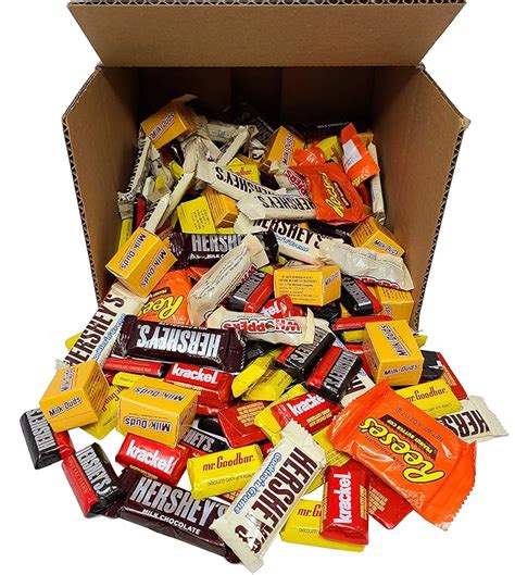 Bulk Chocolate Candy Bars Individually Wrapped Fun Mix Of