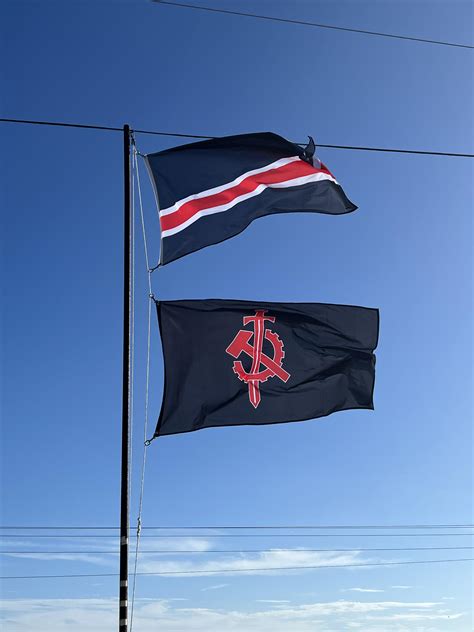My National Syndicalist Flag Irl Rrightistvexillology
