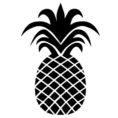 Free Pineapple Svg Silhouette Images And Photos Finder