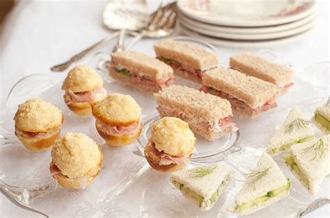Guests don't have to worry about cutting up meat or. Tea Sandwiches - Three Ways from Never Enough Thyme