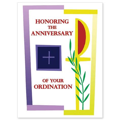 Honoring The Anniversary Of Your Ordination Ordination Anniversary