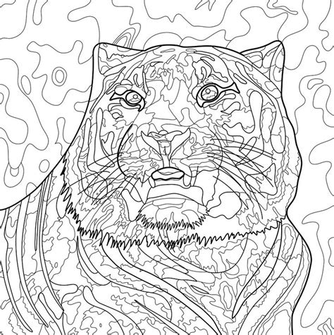 Pin Van Barbara Op Coloring Lion Tiger