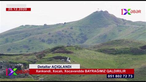 Xankəndi və Xocalıda da Azərbaycan bayrağı qaldırılır Detallar