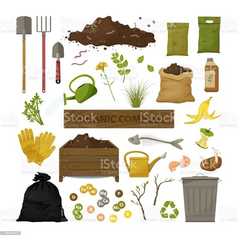 Organic Compost Theme Stock Illustration Download Image Now Istock