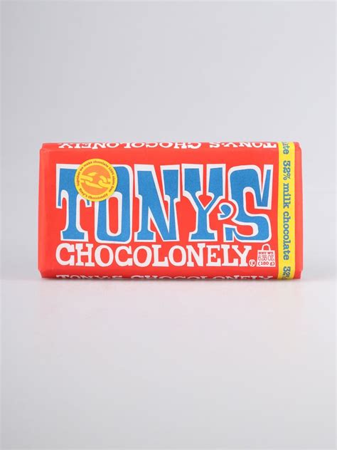 Tonys Chocolonely Milk Chocolate 32 180g Cosmic