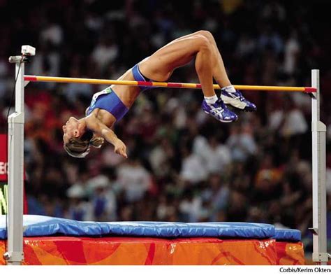 It has a takeoff that is similar to the long jump, employing a penultimate and takeoff step. High jump high jumper, jumping over the bar | High jump ...