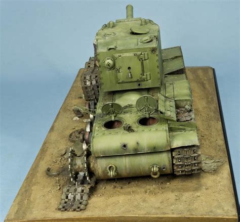 Kv 2 135 Scale Model Diorama Military Diorama Military Modelling
