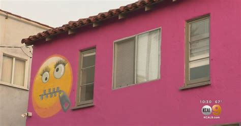 Angry Neighbors Demand Manhattan Beach Do Something About Pink Emoji