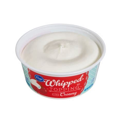 Kroger Extra Creamy Whipped Topping Tub 8 Oz Frys Food Stores