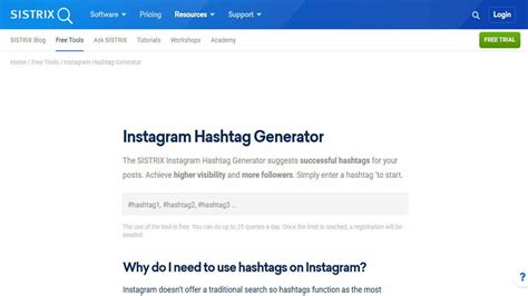 6 Best Hashtag Generator For Instagram Ziligma Marketing Tools