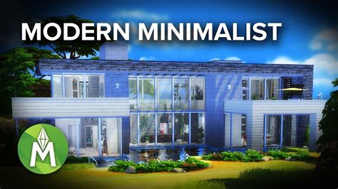 The Sims 4 House Building Modern Minimalist Youtube