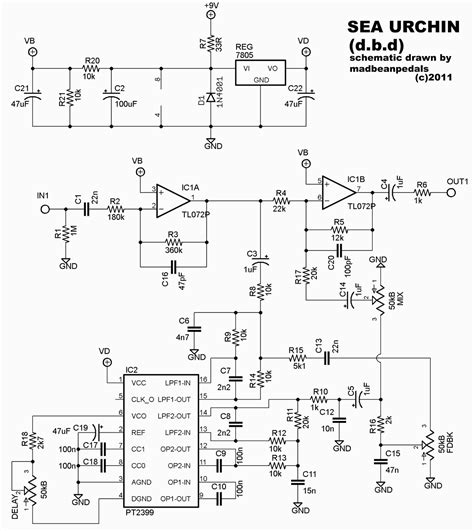 Guitar Pedals Circuit Diagram