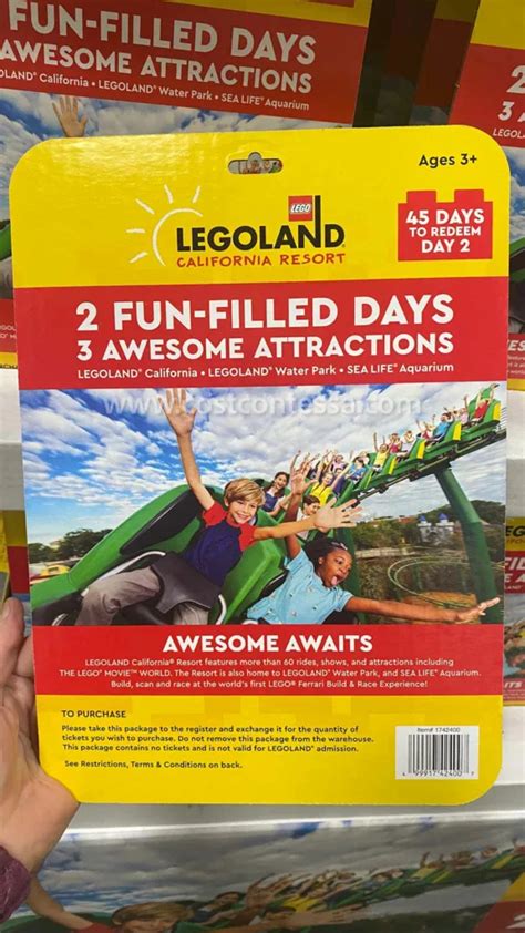 Costco Legoland California Tickets Summer 2023 Discount