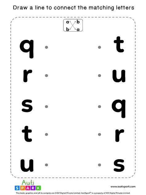 Download and print turtle diary's uppercase and lowercase letters worksheet. Match Lowercase Letters #06 - Matching Worksheet - AutiSpark