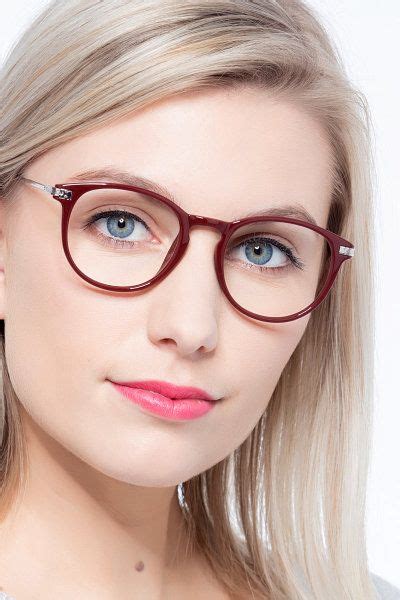 Muse Round Red Glasses For Women Eyebuydirect Most Beautiful Eyes Beauty Model Most