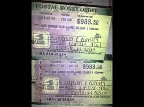 Send money at the post office to loved ones anywhere. Money Order Scam! - YouTube