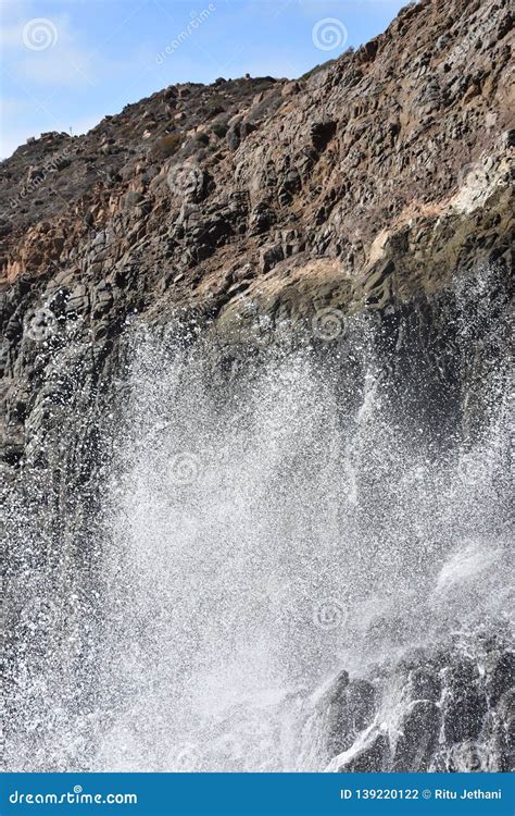 La Bufadora Blowhole In Ensenada Mexico Stock Photo Image Of Rocks