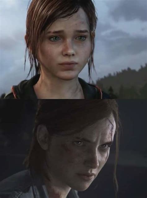 Ellie From The Last Of Us Vs Ellie From The Last Of Us Part 2 Hype The Last Of Us The Lest