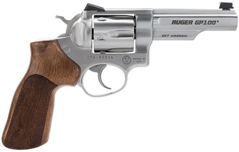 Ruger Gp100 Match Champion 357 Magnum Revolver Fixed Sights Hogue