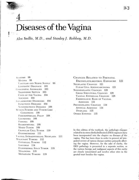 Pdf Diseases Of The Vagina