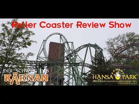 Do you love roller coasters? Kärnan, Hansa Park - Roller Coaster Review Show - YouTube