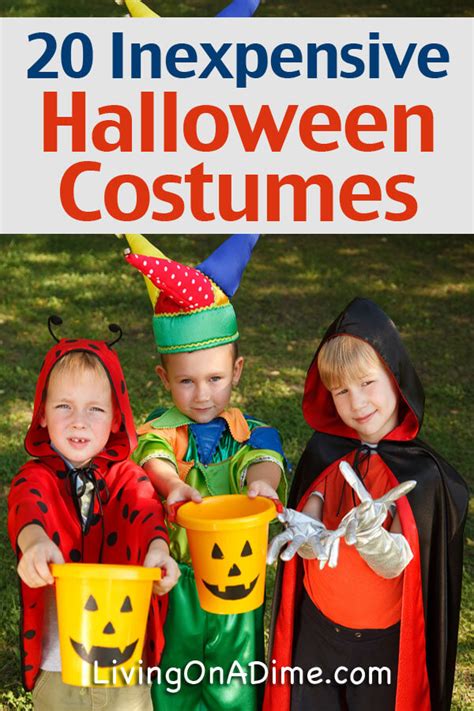 20 Inexpensive Halloween Costume Ideas Living On A Dime