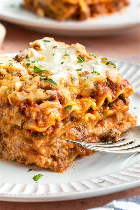 Meaty Dairy Free Lasagna With Ground Beef Simply Whisked