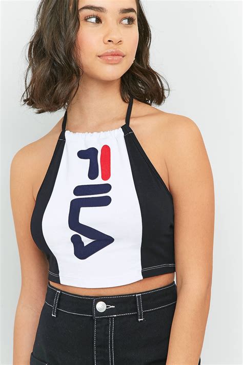 Fila Pippa Halter Crop Top Fashion Crop Tops Women Crop Tops