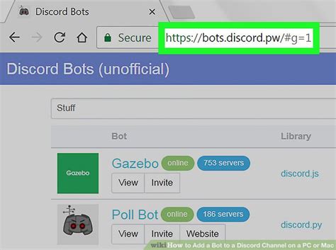 Amongst them, there is this cool use of bots that discord allows its servers to create. How to Add a Bot to a Discord Channel on a PC or Mac: 11 Steps