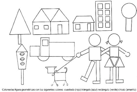 Figuras Geométricas Dibujos Para Colorear Ciclo Escolar