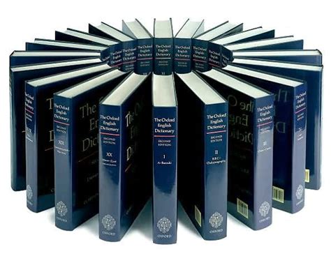 The Oxford English Dictionary 20 Volume Set Edition 2 By John