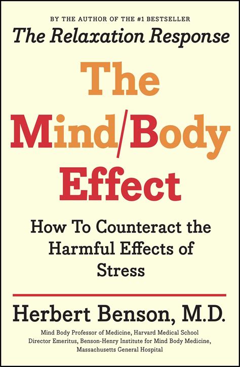 Mind Body Effect Book By Herbert Benson Official Publisher Page