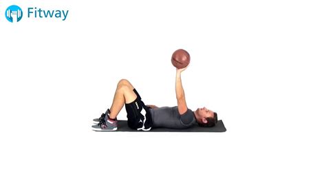 How To Do Medicine Ball Floor Press Chest Workout Exercise Youtube