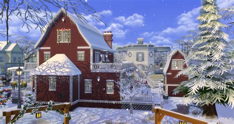Mod The Sims Christmas House 2018 No Cc
