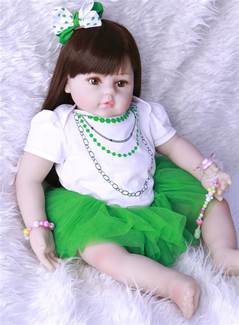 58cm Silicone Reborn Baby Doll Toys Bebes Reborn Princess Toddler