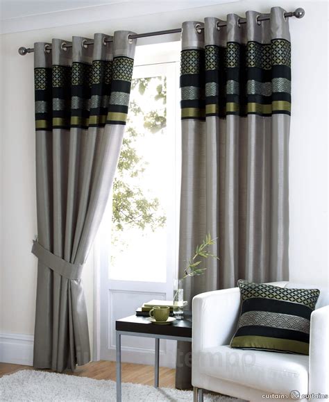 Two curtain panels in cotton velvet with a wide, cased heading. Purple Velvet Curtain Panels - Home Decor Ideas